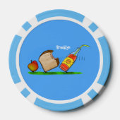 Funny ants cartoon poker chips (Achterkant)