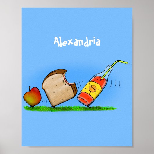 Funny ants cartoon poster (Voorkant)