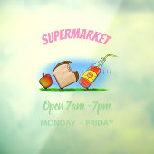 Funny ants cartoon raamsticker (Vel 3)