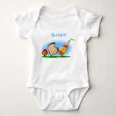 Funny ants cartoon romper (Voorkant)