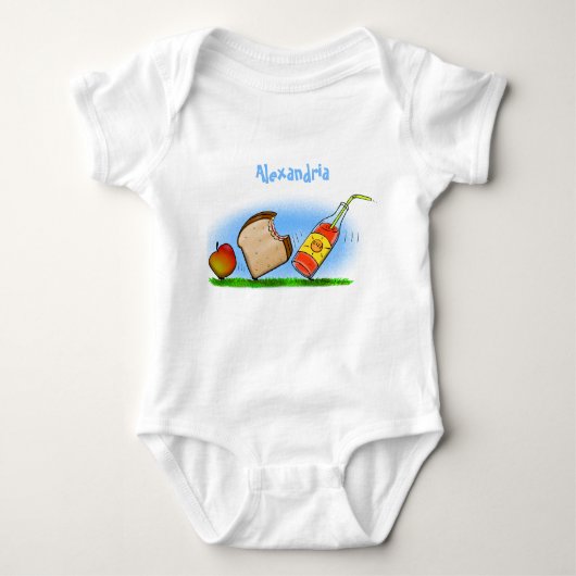 Funny ants cartoon romper (Voorkant)