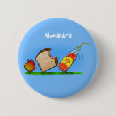 Funny ants cartoon ronde button 5,7 cm (Voorkant)