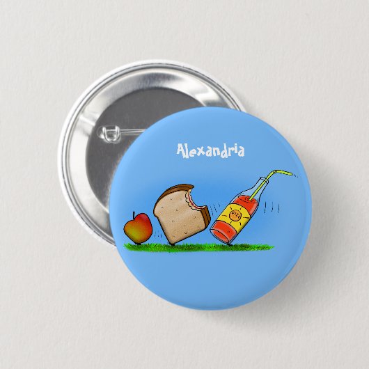 Funny ants cartoon ronde button 5,7 cm (Voorkant /achterkant)
