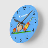 Funny ants cartoon ronde klok (Hoek)