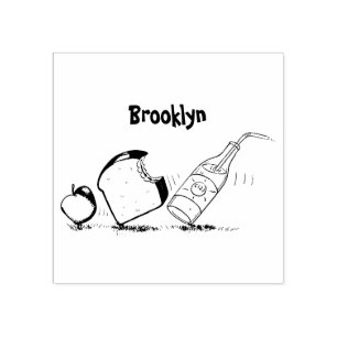 Funny ants cartoon rubberstempel