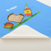 Funny ants cartoon sherpa deken (3/4)