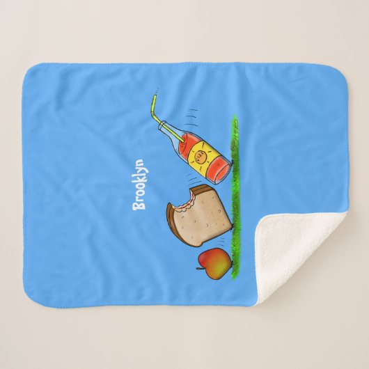 Funny ants cartoon sherpa deken (Voorkant (horizontaal))