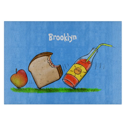 Funny ants cartoon snijplank (Voorkant)