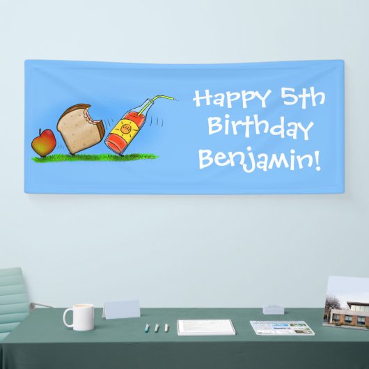 Funny ants cartoon spandoek (Beurs)