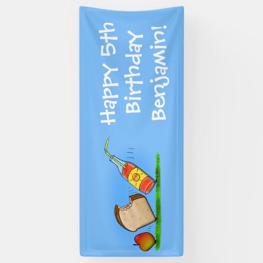 Funny ants cartoon spandoek (Verticaal)