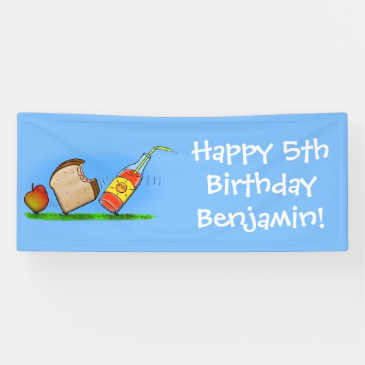 Funny ants cartoon spandoek (Horizontaal)