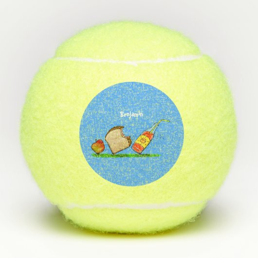 Funny ants cartoon tennisballen (Voorkant)