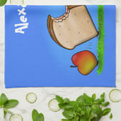 Funny ants cartoon theedoek (Gevouwen)