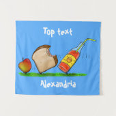 Funny ants cartoon wandkleed (Voorkant (horizontaal))