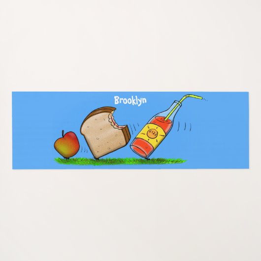 Funny ants cartoon yogamat (Achterkant (horizontaal))