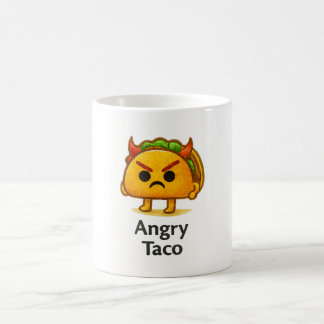 Funny Anxiety Taco Mug Cute Gift for Foodie Friend Koffiemok