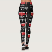 Funny any Hole is m'n vriend fat beer pong Leggings (Achterkant)