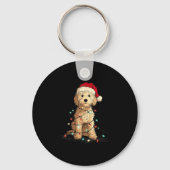 Funny Ao Christmas Graphics Dog Lights Lover Sleutelhanger (Voorkant)