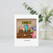 Funny Apology Humor Briefkaart (Staand voorkant)