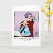 Funny Apology Humor Wenskaart Kaart (Gele Bloem)