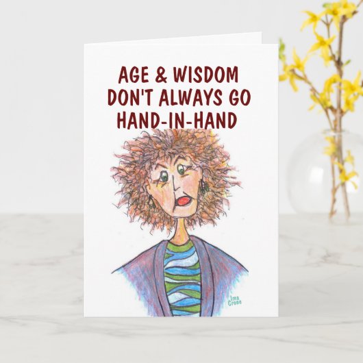 Funny Apology Kaart (Gele Bloem)