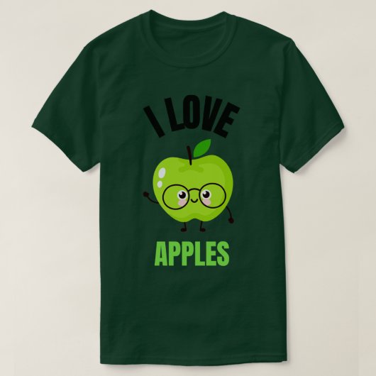 Funny appel t-shirt (Design voorkant)