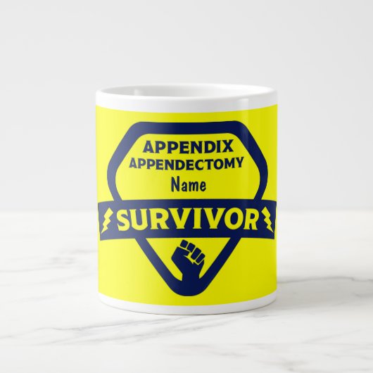 Funny Appendix Removal Chirgery Appendectomie Grote Koffiekop (Voorkant)