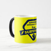 Funny Appendix Removal Surgery Appendectomy Two-T Magische Mok (Voorkant links)