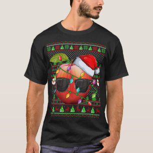 Funny Apple Fruit Lover Familie die Ugly Apple aan T-shirt