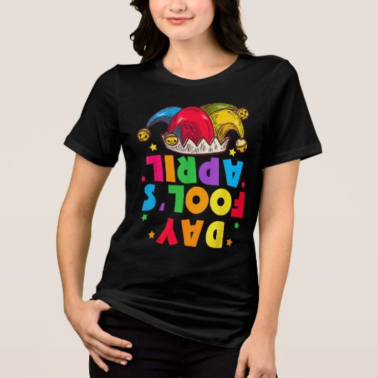 Funny April Fool's Day Pranks Kit 1st April Jokes Tri-Blend Shirt (Voorkant)