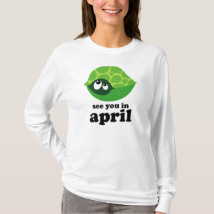 Funny April Vervaldatum Moederschap T-shirt