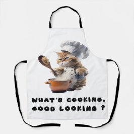 Funny Apron for Cat Lovers Schort