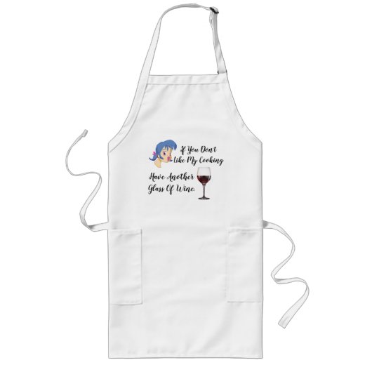 Funny Apron Lang Schort (Voorkant)