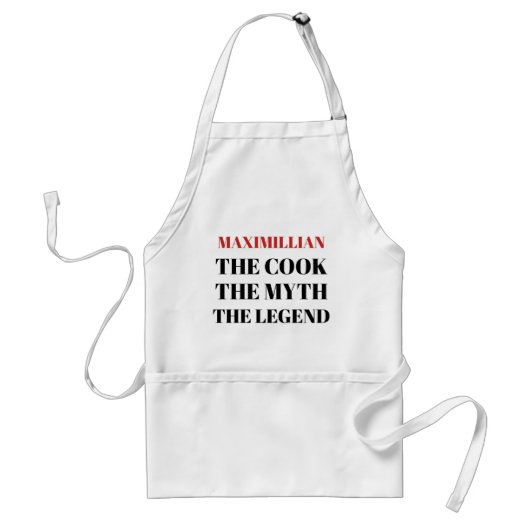 Funny apron voor mannen volledig aanpasbaar standaard schort (Voorkant)