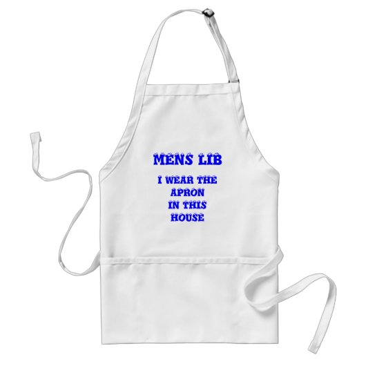 FUNNY APRONS, MANNEN LIB STANDAARD SCHORT (Voorkant)