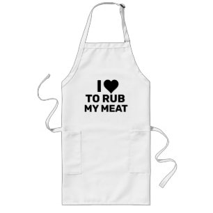 Funny Aprons, offensief Apron, Rude BBQ Apron Lang Schort
