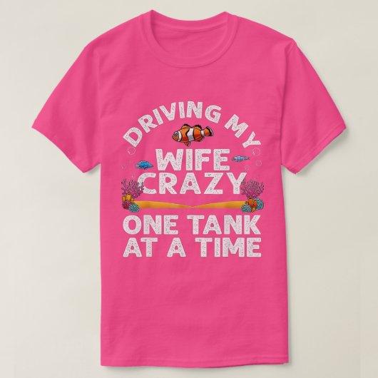 Funny Aquarium Design Mannen Pap Husband Fish Tank (Design voorkant)