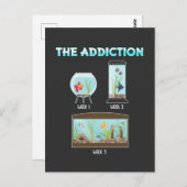 Funny Aquarium Geek Humor viskwekerij Briefkaart (Voorkant / Achterkant)