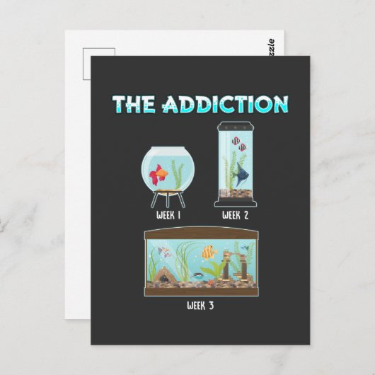 Funny Aquarium Geek Humor viskwekerij Briefkaart (Voorkant / Achterkant)