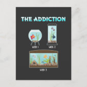 Funny Aquarium Geek Humor viskwekerij Briefkaart (Voorkant)