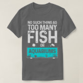 Funny Aquarium-ontwerp voor vrouwen in de visserij T-shirt (Design voorkant)