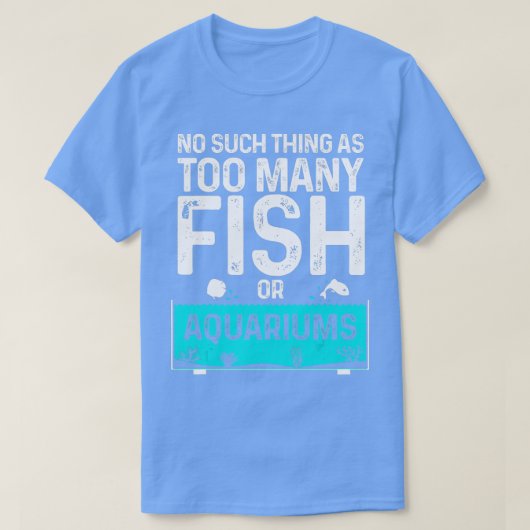 Funny Aquarium-ontwerp voor vrouwen in de visserij T-shirt (Design voorkant)