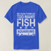 Funny Aquarium-ontwerp voor vrouwen in de visserij T-shirt (Design voorkant)