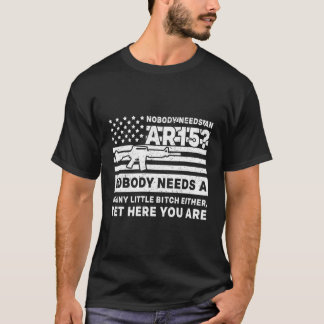 Funny AR-15 Amerikaans 2e Amendement Pistool Recht T-shirt