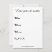 Funny Arabian Nights Party Kaart (Achterkant)