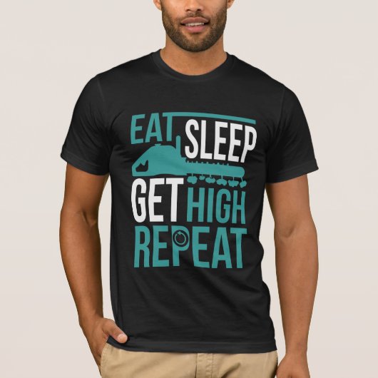 Funny Arborist krijgt 'High Tree Chain zaaker' T-shirt (Voorkant)