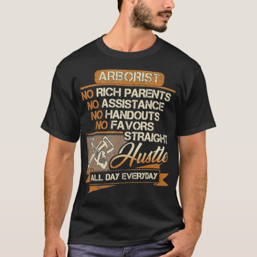 Funny Arborist voor mannen Papa Broeder oom Papa T-shirt (Voorkant)