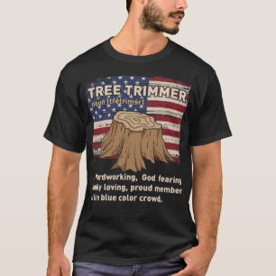 Funny Arborist Woodworking Tree Trimmer kleurful d T-shirt