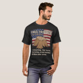 Funny Arborist Woodworking Tree Trimmer kleurful d T-shirt (Voorkant volledig)