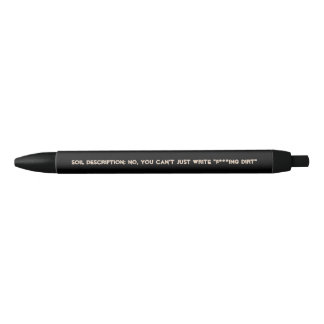 Funny Archeoloog Fieldwork Bodembeschrijving Zwarte Inkt Pen